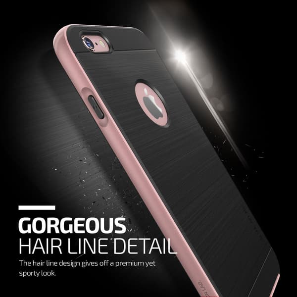 Verus High Pro Shield -kuori Apple iPhone 6(S) Plus - Rose Gold Roséguld