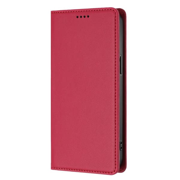 Plånboksfodral för Samsung Galaxy S26 Ultra Konstläder RFID - Röd