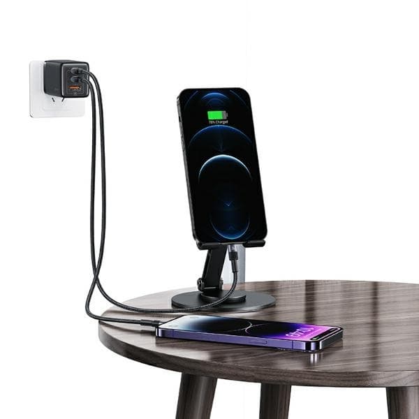 USAMS Kabel USB-C–Lightning 30W 1,2m (US-SJ729) - Svart