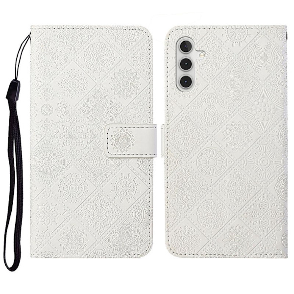 Plånboksfodral för Samsung Galaxy S26 Plus Konstläder - Vit
