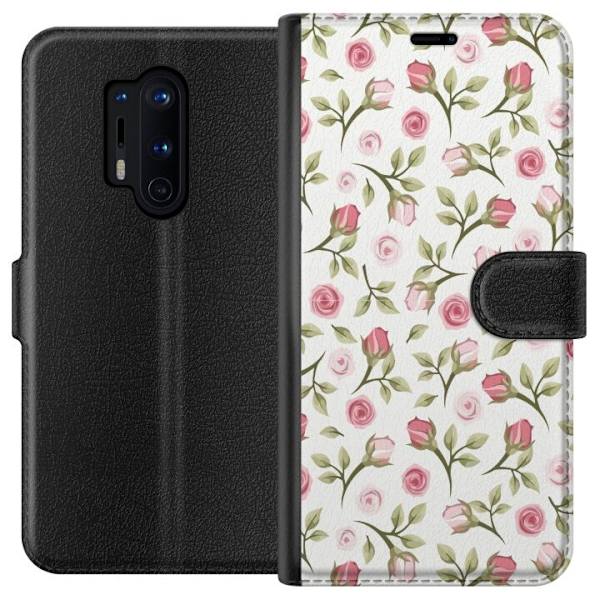 Plånboksfodral till OnePlus 8 Pro med Blommigt