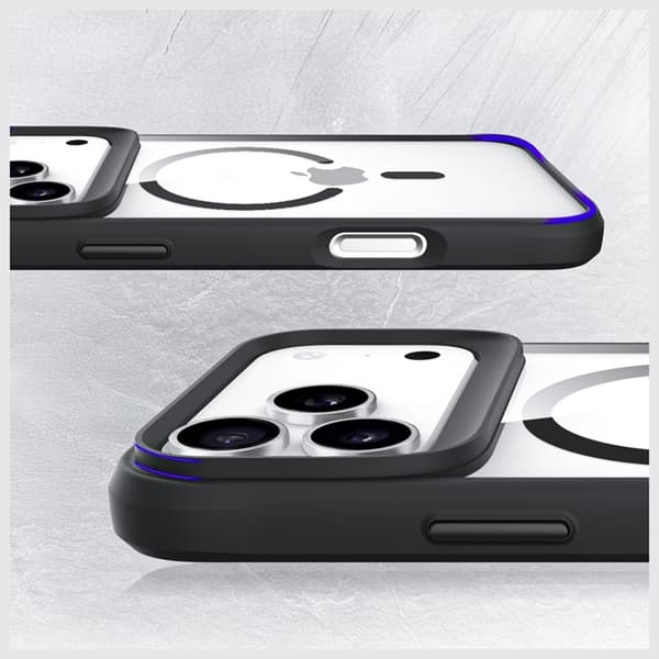 3MK Mobilskal till iPhone 17 Pro Max MagSafe Satin Armor - Transparent Transparent