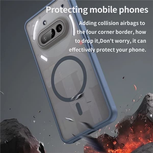 Mobilskal till Nothing Phone (3a) MagSafe Anti Drop - Blå Blå