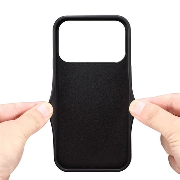DENIOR Mobilskal till iPhone 17 Pro Elastic Korthållare - Brun Brun