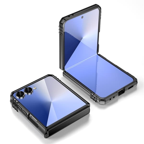 Mobilskal till Galaxy Z Flip7 5G Kickstand Slide - Grå Grå