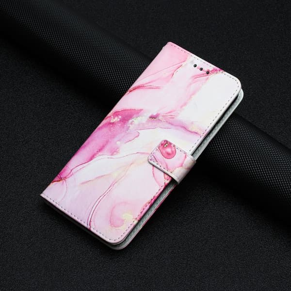 Plånboksfodral för Samsung Galaxy S26 Plus Ställfunktion Konstläder - Roséguld
