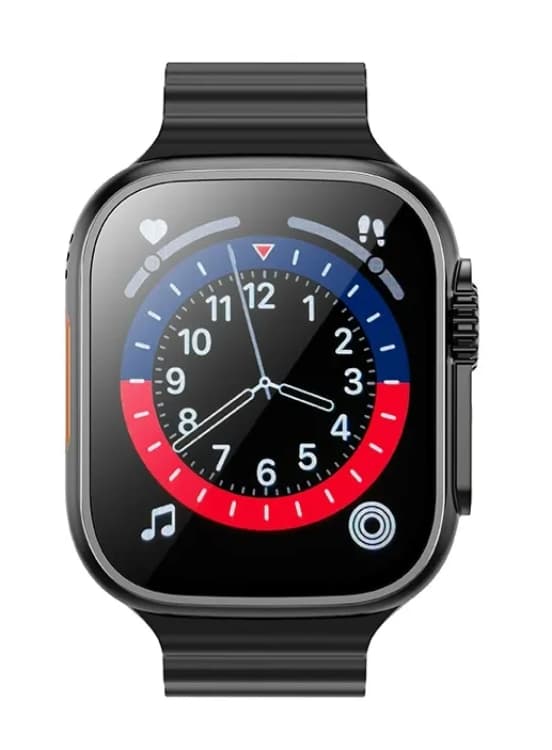 Hoco Smartwatch DYD01 med Talefunktion - Sort Svart