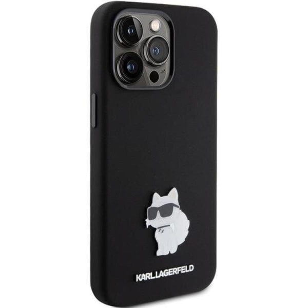 KARL LAGERFELD iPhone 15 Pro Max Mobilcover Silikone Metal Pin
