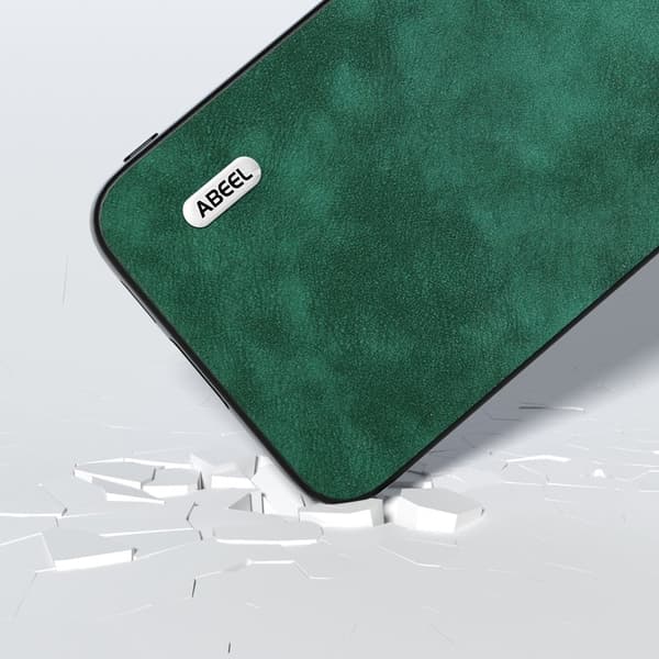 ABEEL Mobilskal till Samsung Galaxy S23 FE Texturerad Läder Grön