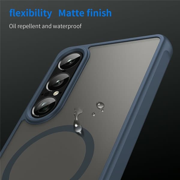 Mobilskal till Sony Xperia 1 VII MagSafe MagSafe Shockproof - Blå Blå
