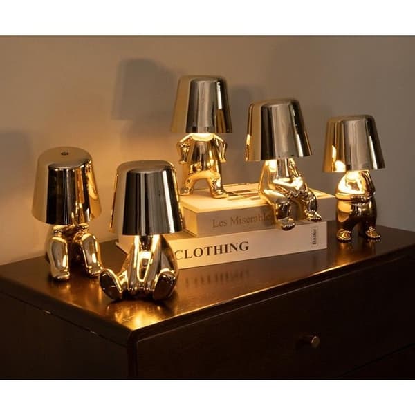 Sengebordlampe GOLD MAN Seat (model 7) MLTL Guld