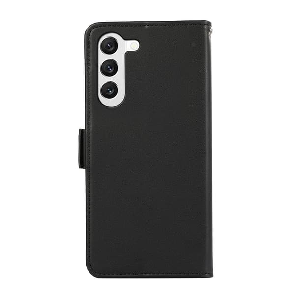 ABEEL Samsung Galaxy S23 Konstläder Plånboksfodral RFID-Skydd - Svart