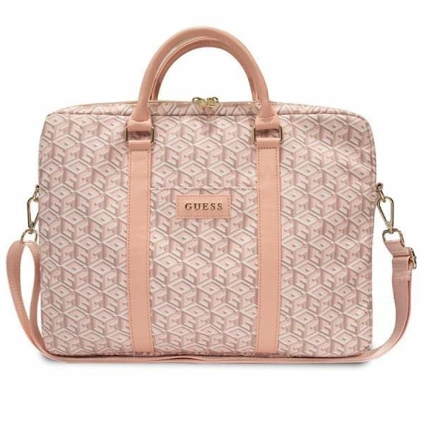 Guess Datorfodral 16'' GCube Stripes - Rosa