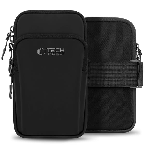 Tech-Protect Universal Sport Armbånd M7 - Sort Svart