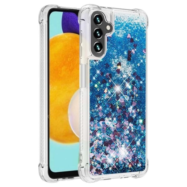 Galaxy A54 5G Mobilcover YB Quicksand Glitter TPU - Blå