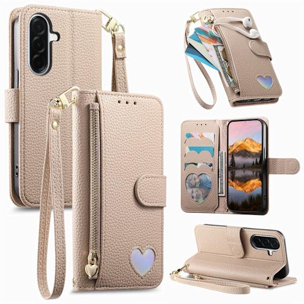 Plånboksfodral för Samsung Galaxy S26 Plus TKonstläder - Khaki