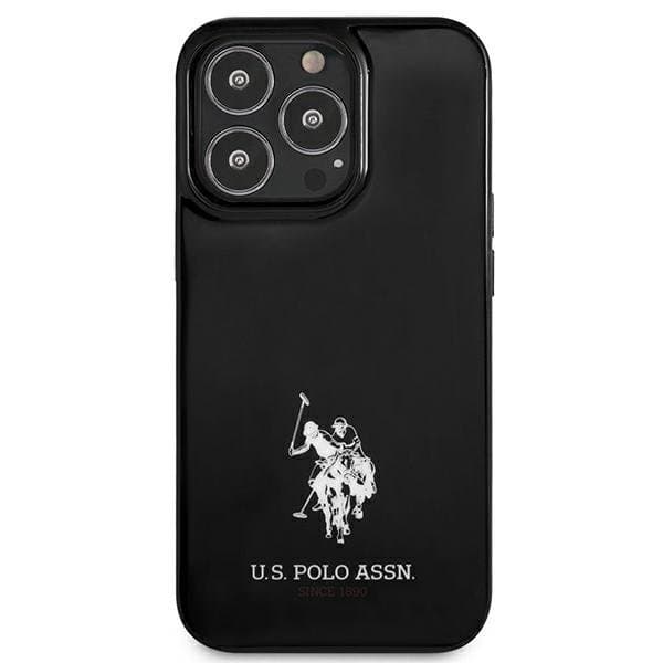 US Polo Horses Logo -kuori iPhone 13 Pro Max - Musta Black