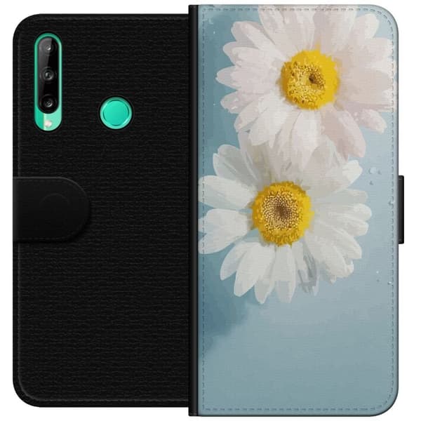 Pung Taske til Huawei P40 lite E med sommerblomster