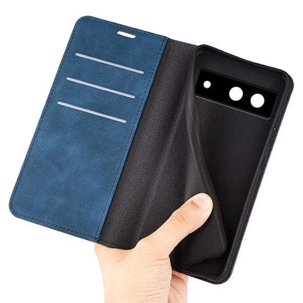 Google Pixel 8A Wallet Case - Blå