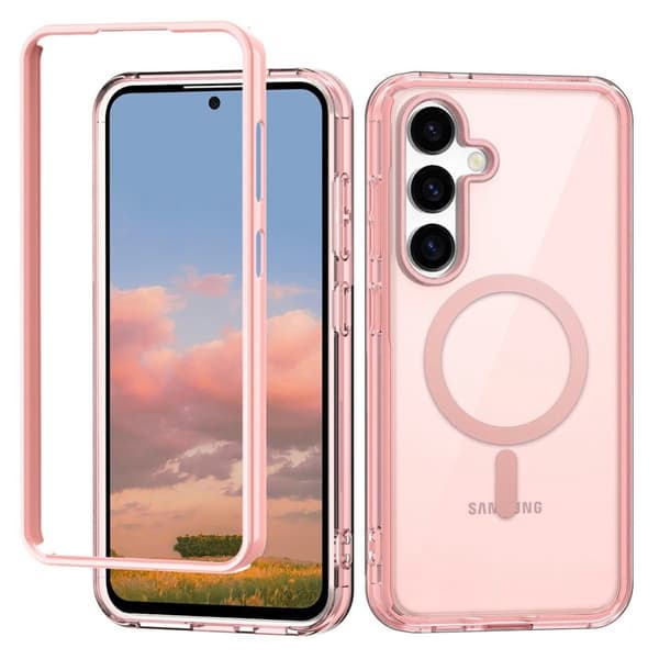 Mobilskal för Samsung Galaxy S26 Plus Magnetiskt PC + TPU - Rosa
