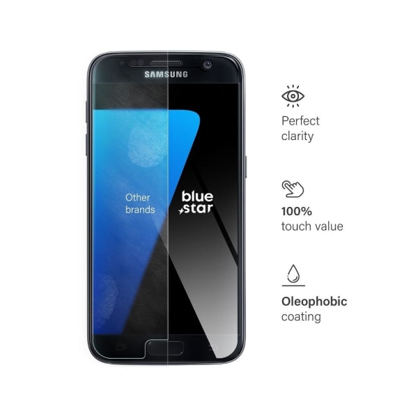 Blue Star skærmbeskytter i hærdet glas til Samsung (SM-G930) Galaxy S