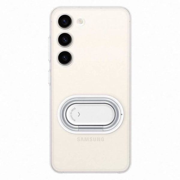 Samsung Galaxy S23 suojarenkaan pidike -vempain - läpinäkyvä