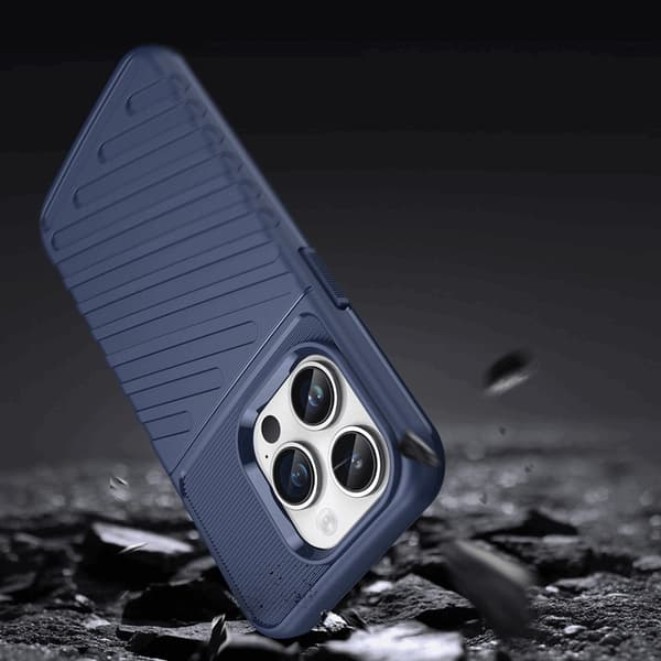 iPhone 15 Pro -kännykkäkuori Thunder Armored - Sininen Blå