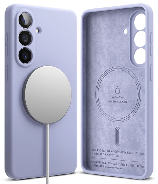 Ringke Mobilskal För Galaxy S26 Magsafe Silikon - Lavender Lila