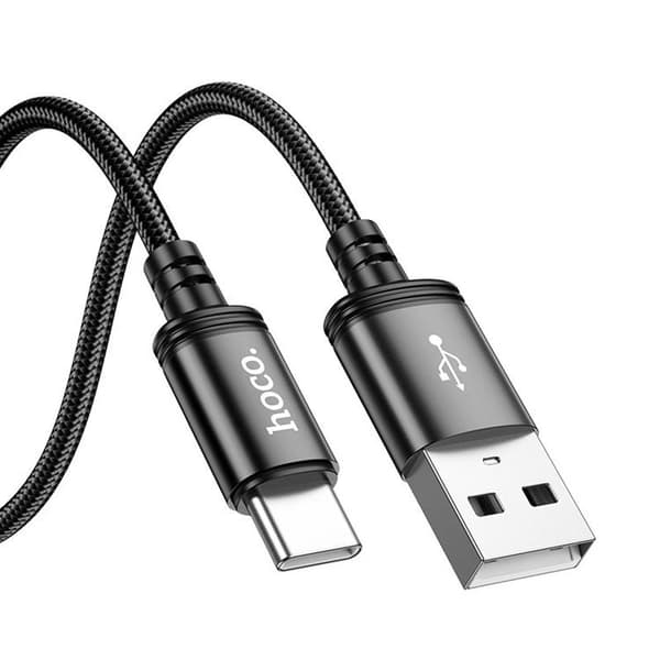 HOCO USB-A till USB-C Kabel 3A 2m X89 - Svart Svart