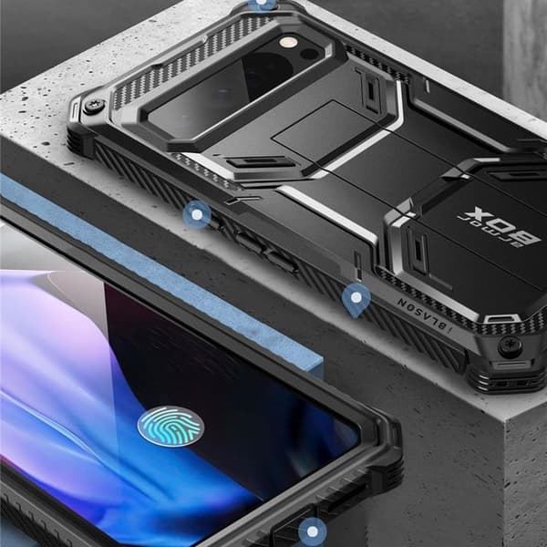 SupCase Telefontaske til Google Pixel 9 Pro XL Iblsn Armorbox - Sort Svart