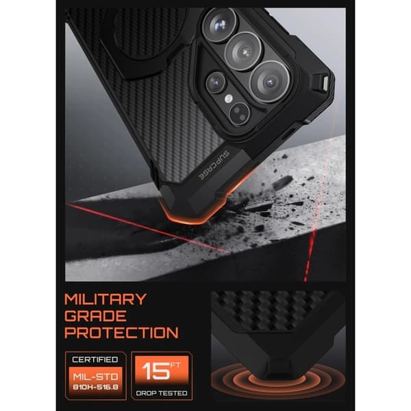 SupCase Mobilskal Til Galaxy S26 Ultra Magsafe UB Grip - Aramid Svart