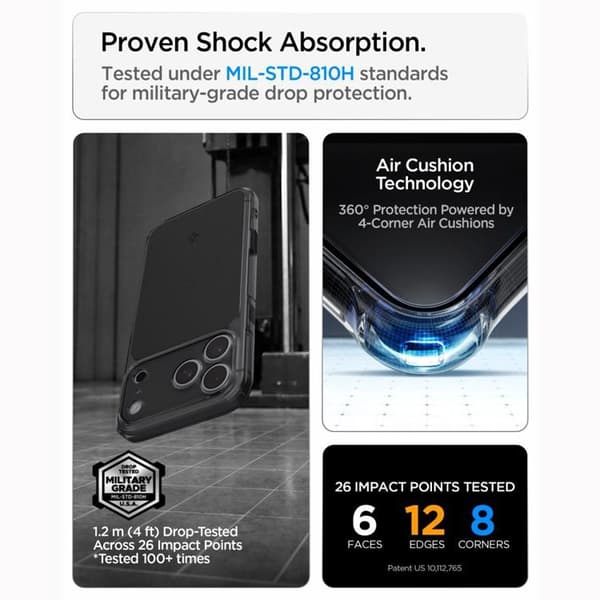 Spigen Mobilskal För iPhone 18 Pro/17 Pro Magsafe Ultra Hybrid T