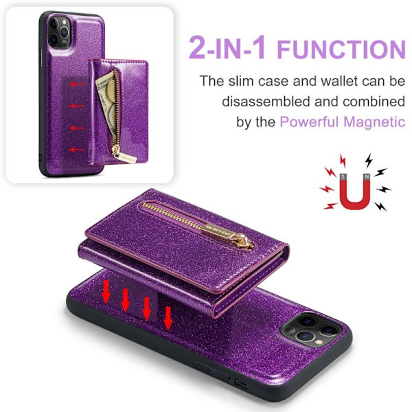 DG.MING M3 Series Mobilskal till iPhone 11 Pro Max Lila
