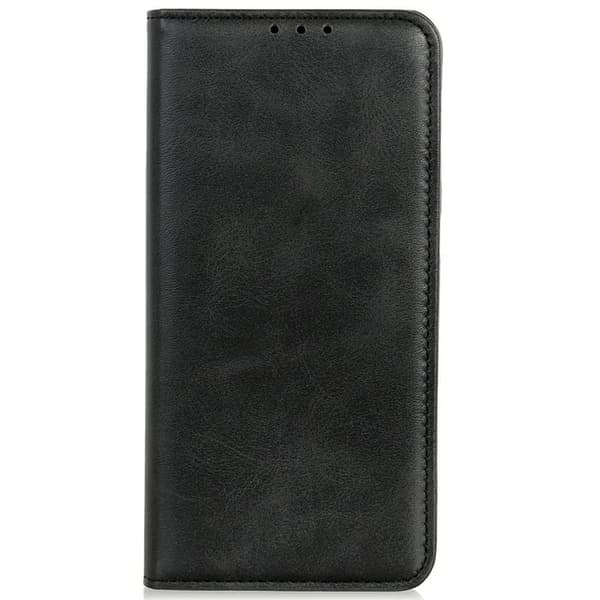 iPhone 17 Pro Plånboksfodral Äkta läder - Svart Svart