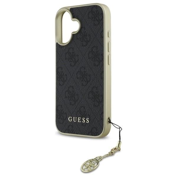 Guess Mobilskal till iPhone 16 Plus 4G Charms Collection - Svart Black