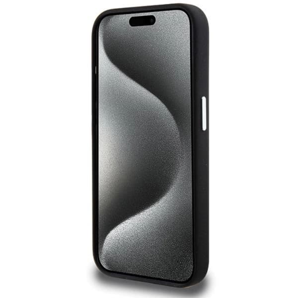 BMW iPhone 15 Pro Mobilskal Magsafe Signature Liquid Silikon - S Black