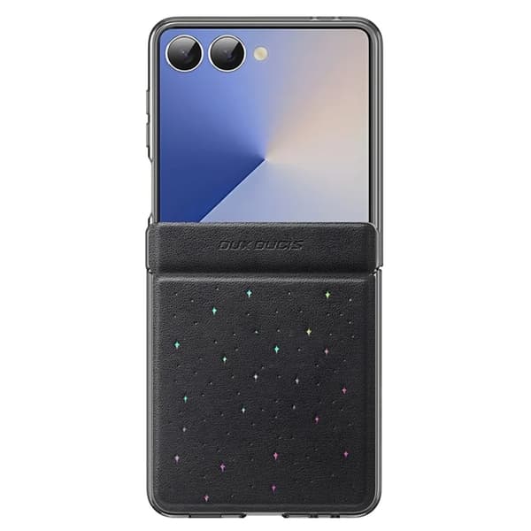 Dux Ducis Mobilskal till Galaxy Z Flip 7 Stex Star Pattern - Svart Svart