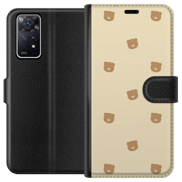 Pung Taske til Xiaomi Redmi Note 11 Pro 5G med bjørnemønster