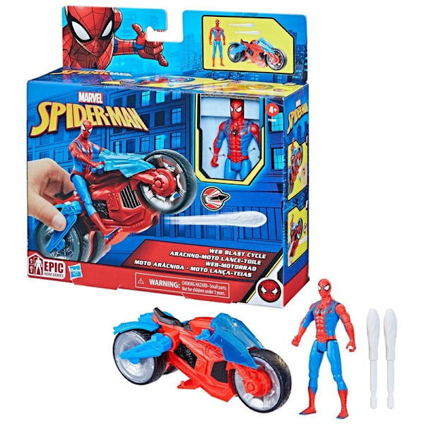 MARVEL Spider-Man 4 Inch Vehicle And Figure