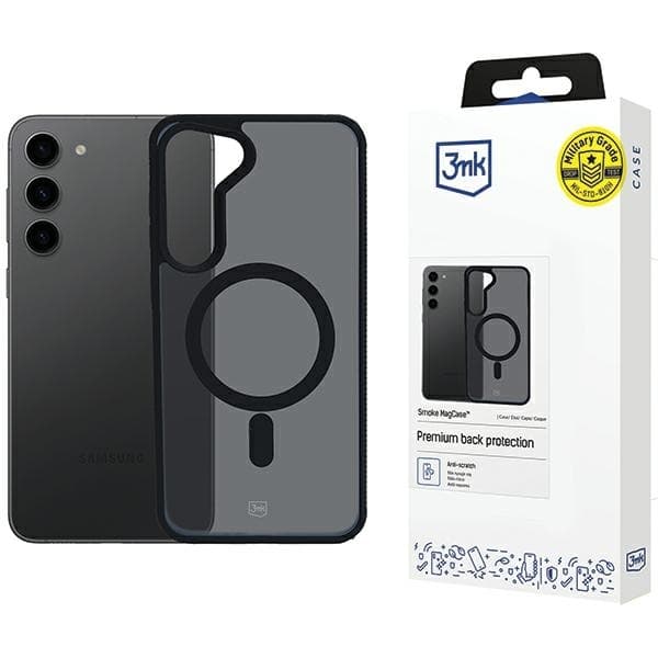 3MK Mobilskal till Galaxy S24 MagSafe Smoke - Svart