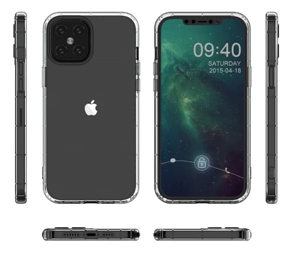 Tunt Mjukt Drop-Proof Skal iPhone 13 Pro - Clear Transparent