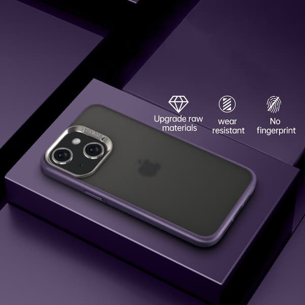 SULADA Mobilskal till iPhone 15 Plus PC+TPU Skin-touch - Lila