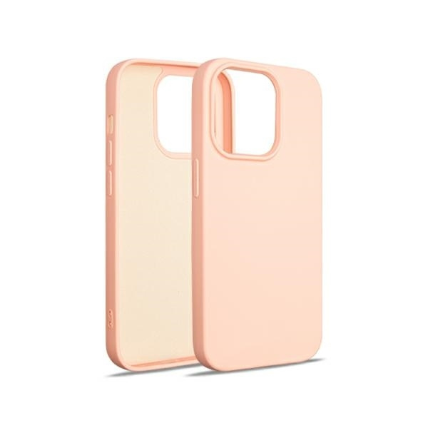 Beline Telefontaske til iPhone 15 Pro Silikone - Rose Guld