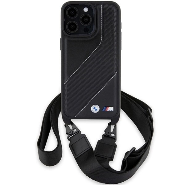 BMW iPhone 15 Pro Halsbandsskal M Edition Carbon Stripe
