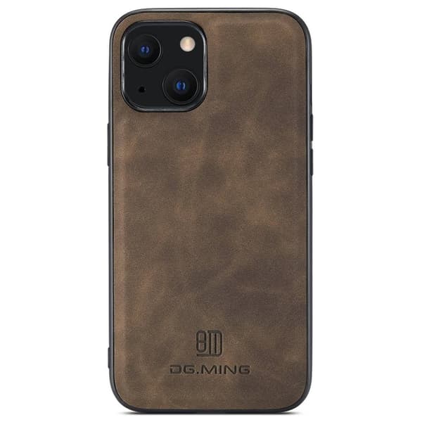 DG.MING M1 Series Mobilskal till iPhone 14 Plus 2-i-1 Magnetiskt Brun