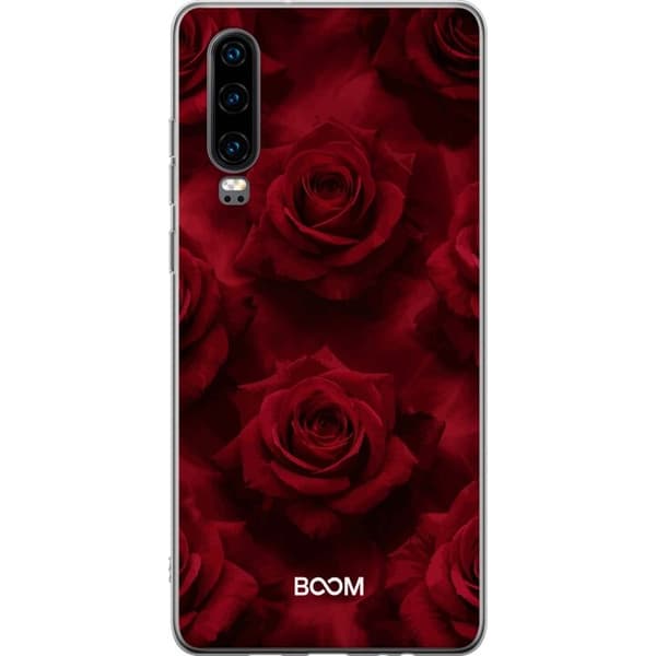 Mobilskal till Huawei P30 med Crimson Rose