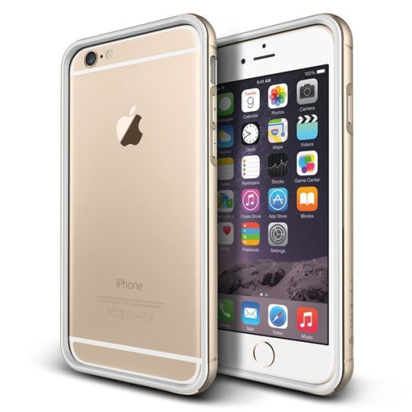 Verus Iron Bumper Case Apple iPhone 6 (S) Plus -puhelimelle (kulta - valkoinen) White