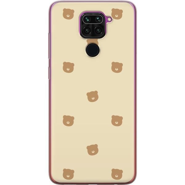 Mobilcover til Xiaomi Redmi Note 9 med Bjørnemønster