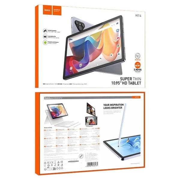 Hoco Tablet 10.95" 3GB/64GB HD Wi-Fi SIM Android HI14 - Stjärngrå Grå