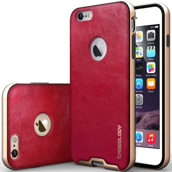Caseology Puskurin kehyksen suojus Apple iPhone 6 (S) Plus- Red Red